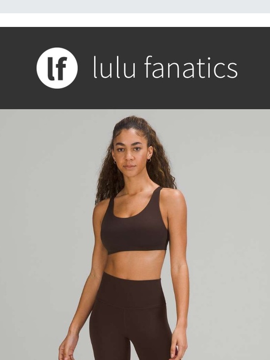 lululemon athletica Other - Lululemon In Alignment Straight-Strap Bra Light Support 6 C/D Cup French Press